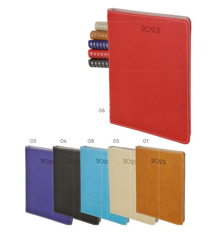 Termo Deri Kapaklı Gizli Spiralli Ajanda